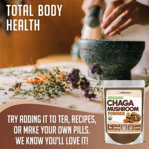 XPRS NUTRA - XPRS Nutra Organic Chaga Mushroom Powder 8 Oz. - The Red Vitamin MX - Suplementos Alimenticios - {{ shop.shopifyCountryName }}