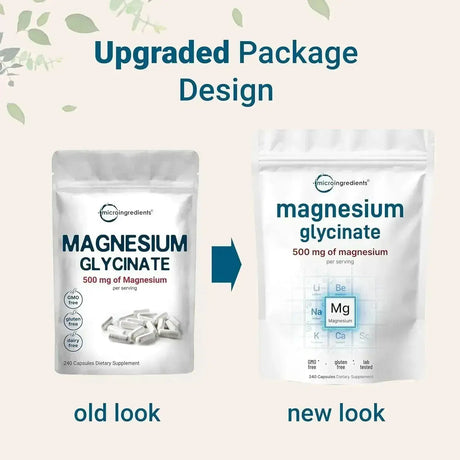 MICRO INGREDIENTS - Micro Ingredients Magnesium Glycinate 500Mg. 240 Capsulas - The Red Vitamin MX - Suplementos Alimenticios - {{ shop.shopifyCountryName }}