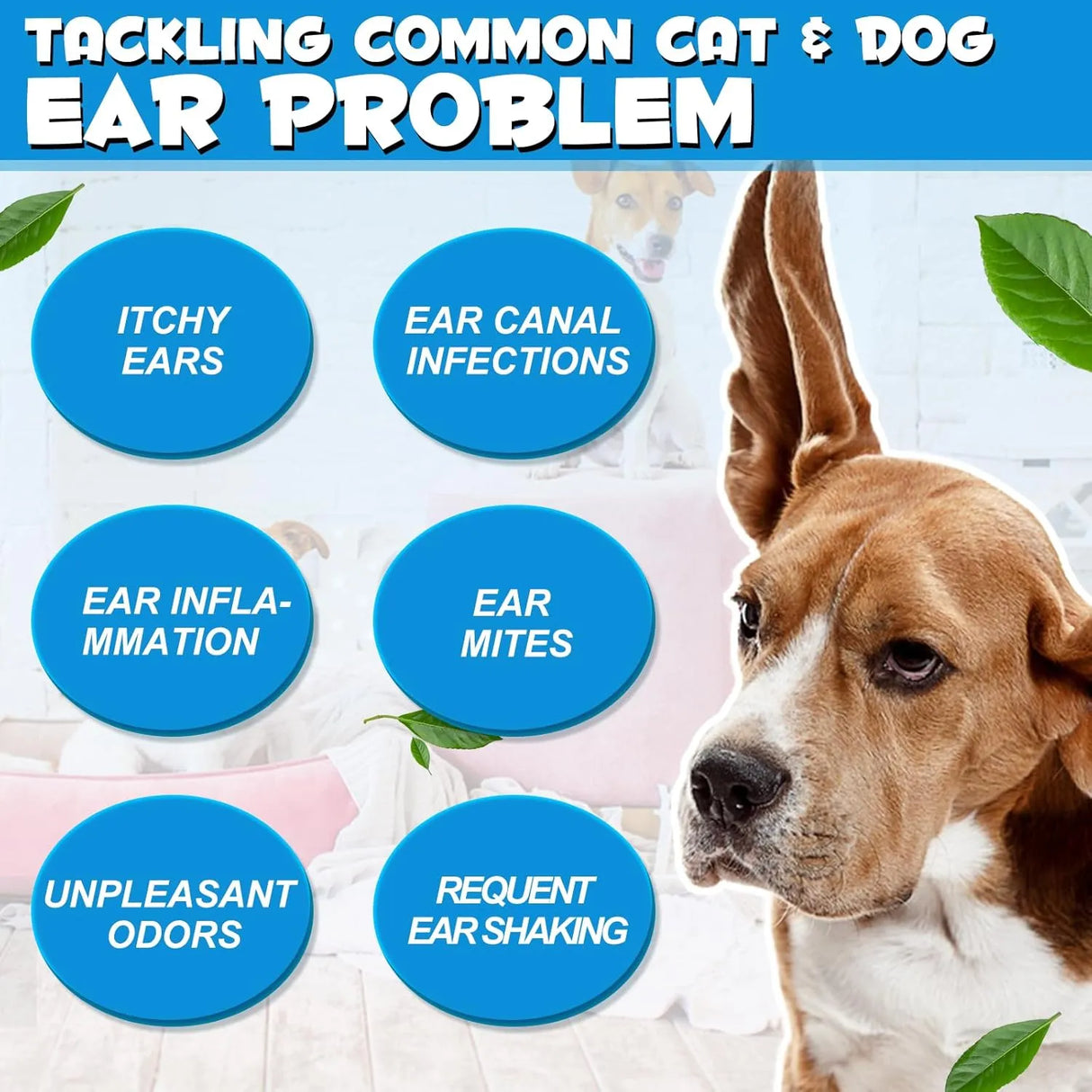 OIMMAL - OIMMAL Cat & Dog Ear Infection Treatment Drops 60Ml. - The Red Vitamin MX - Cuidado Del Oído De Perros - {{ shop.shopifyCountryName }}