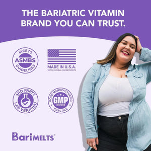 BARIMELTS - BariMelts Bariatric Calcium Citrate with Vitamin D3 and Magnesium 120 Tabletas Solubles - The Red Vitamin MX - Suplementos Alimenticios - {{ shop.shopifyCountryName }}