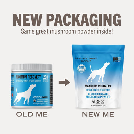 OM - Om Mushroom Matrix Pet Maximum Recovery 200Gr. - The Red Vitamin MX - Suplementos Herbales Para Perros - {{ shop.shopifyCountryName }}