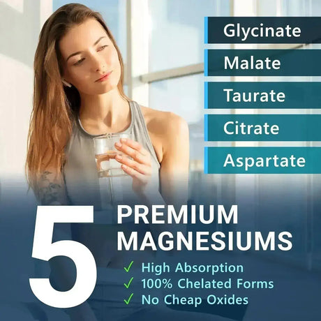 MYOACTIVO - MyoActivo 5-in-1 Magnesium Complex 120 Capsulas - The Red Vitamin MX - Suplementos Alimenticios - {{ shop.shopifyCountryName }}