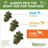 WELLNESS WHIMZEES - Whimzees Wellness Alligator Dog Dental Treats Large Size 6 Piezas - The Red Vitamin MX - Cuidado Dental Para Perros - {{ shop.shopifyCountryName }}
