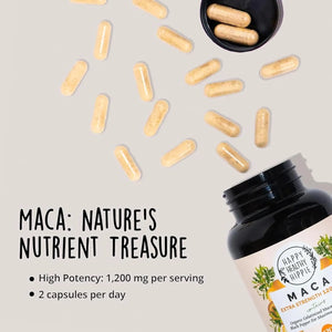 HAPPY HEALTHY HIPPIE - Happy Healthy Hippie Organic Maca Root 1200Mg. 120 Capsulas - The Red Vitamin MX - Suplementos Alimenticios - {{ shop.shopifyCountryName }}