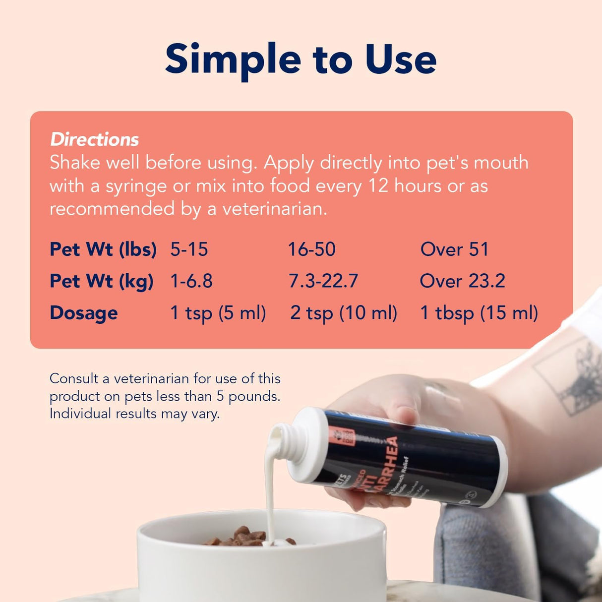 Vets Preferred Anti Diarrhea Liquid for Dogs 237Ml.