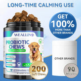 WEALLIN - WEALLIN Probiotics for Dogs 200 Masticables - The Red Vitamin MX - Probióticos Para Perros - {{ shop.shopifyCountryName }}