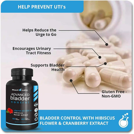 MAXX LABS - MaxX Labs Advanced Bladder Control 60 Capsulas - The Red Vitamin MX - Suplementos Alimenticios - {{ shop.shopifyCountryName }}