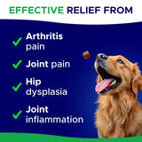 GOODGROWLIES Glucosamine for Dogs Hip & Joint Supplement 180 Masticables