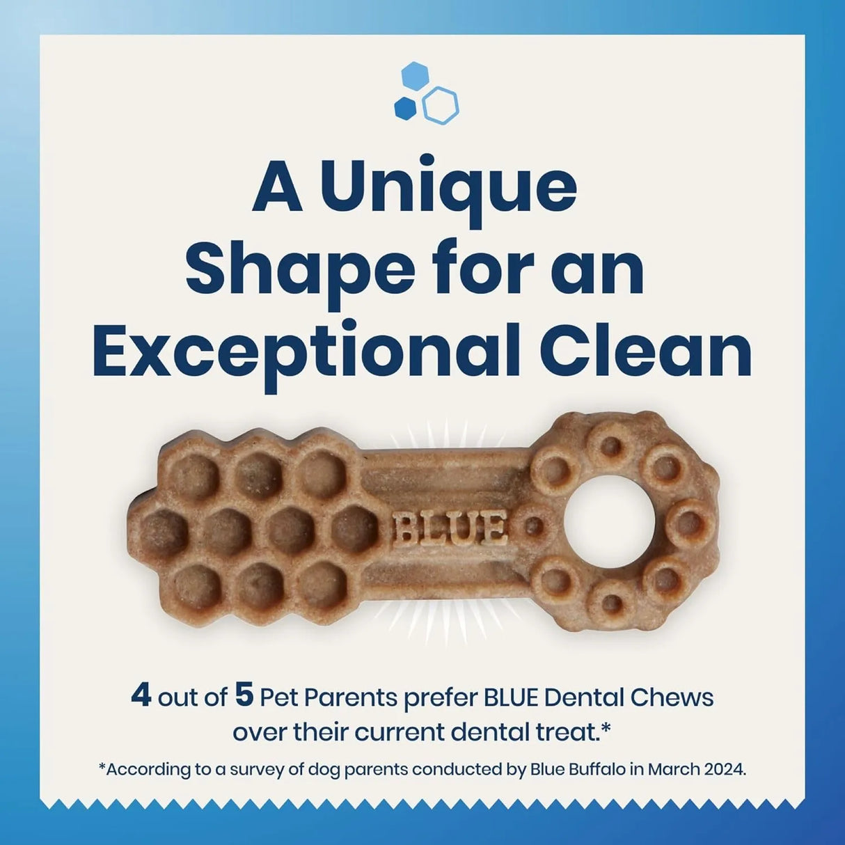 BLUE BUFFALO - Blue Buffalo Dental Chews Medium Natural Dog Treats Chicken & Spearmint 28 Piezas - The Red Vitamin MX - Cuidado Dental Para Perros - {{ shop.shopifyCountryName }}