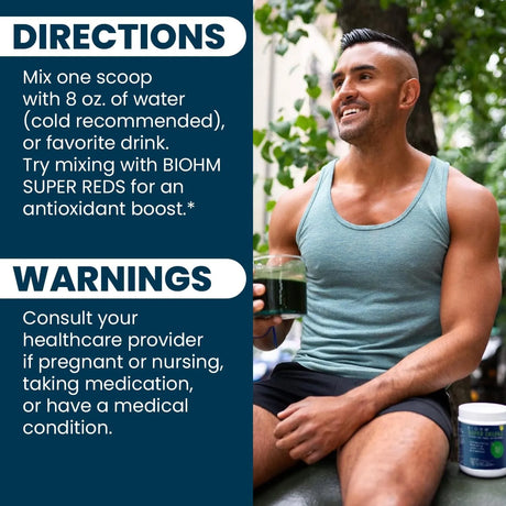 BIOHM - BIOHM Super Greens Green Superfood Powder 30 Servicios Mixed Berry Flavor 240Gr. - The Red Vitamin MX - Suplementos Alimenticios - {{ shop.shopifyCountryName }}