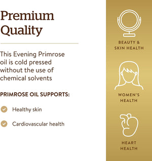 Solgar Evening Primrose Oil 1300Mg. 60 Capsulas Blandas - The Red Vitamin MX - Suplementos Alimenticios - SOLGAR