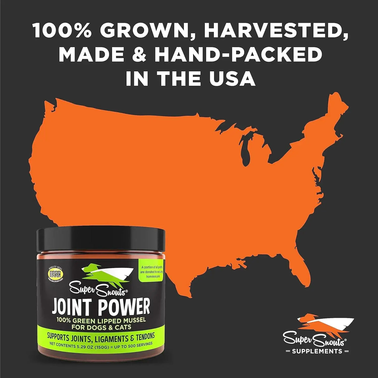 SUPER SNOUTS - Super Snouts Joint Power 100% Green Lipped Mussels for Dogs & Cats 75Gr. - The Red Vitamin MX - Cuidado De Cadera Y Articulaciones Para Perros - {{ shop.shopifyCountryName }}