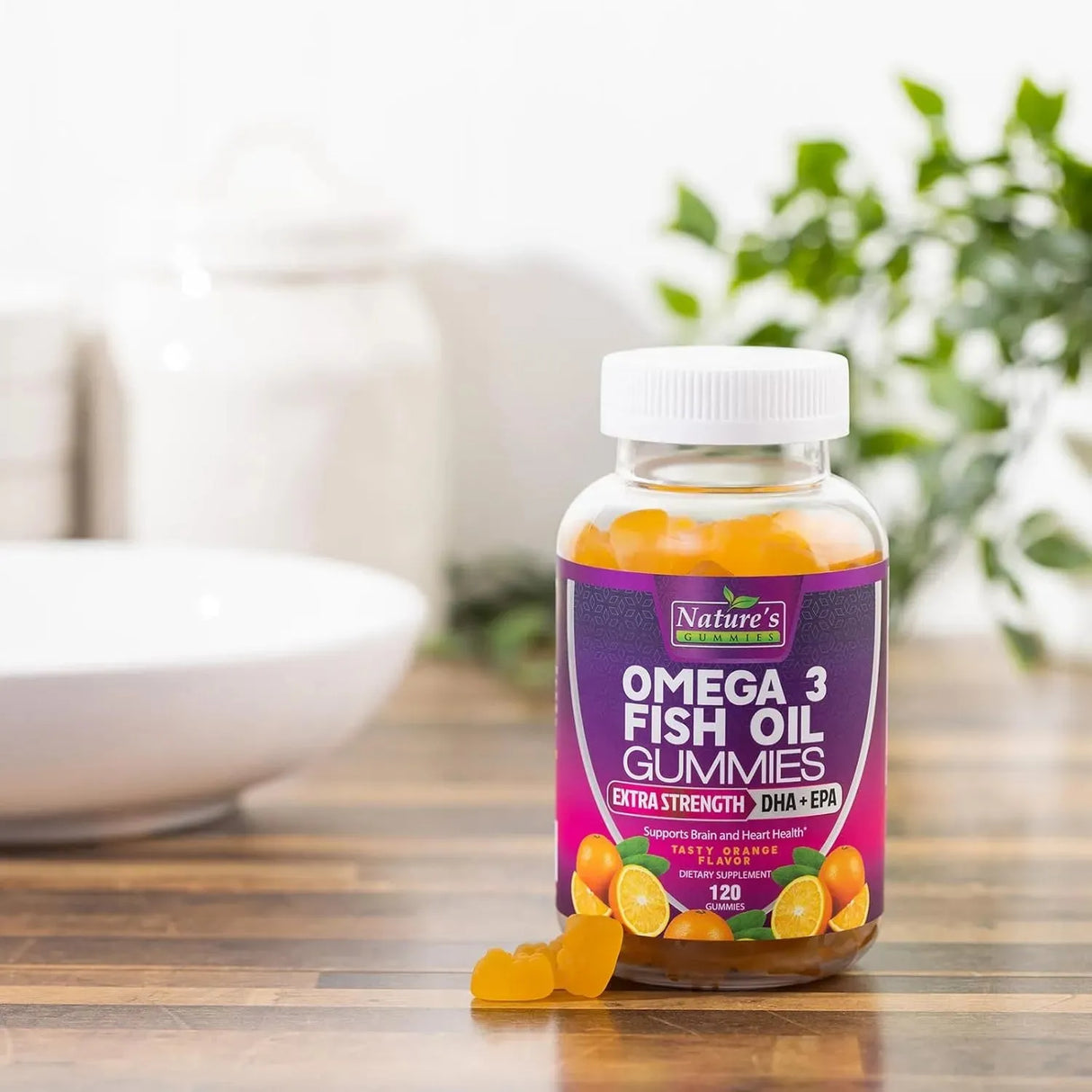 NATURE'S NUTRITION - Nature's Nutrition Omega 3 Fish Oil Gummies 120 Gomitas - The Red Vitamin MX - Suplementos Alimenticios - {{ shop.shopifyCountryName }}