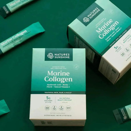 NATURES SUNSHINE - Nature's Sunshine Marine Collagen 30 Paquetes - The Red Vitamin MX - Suplementos Alimenticios - {{ shop.shopifyCountryName }}