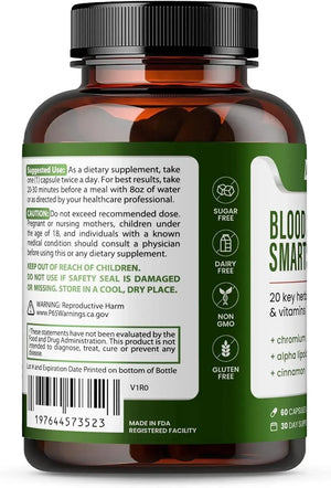 DRUVITA - Druvita Blood Sugar Smarts 60 Capsulas - The Red Vitamin MX - Suplementos Alimenticios - {{ shop.shopifyCountryName }}