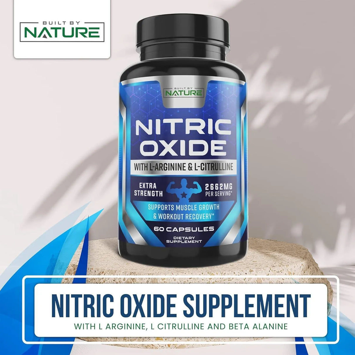 BUILT BY NATURE - Built by Nature Nitric Oxide 60 Capsulas - The Red Vitamin MX - Suplementos Alimenticios - {{ shop.shopifyCountryName }}