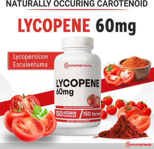 IMMORTAL HERBS - Immortal Herbs Lycopene 60Mg. 120 Capsulas - The Red Vitamin MX - Suplementos Alimenticios - {{ shop.shopifyCountryName }}