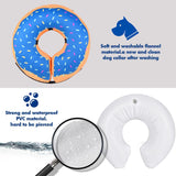 Katoggy Inflatable Dog Collar YELLOW BLUE EXTRA LARGE