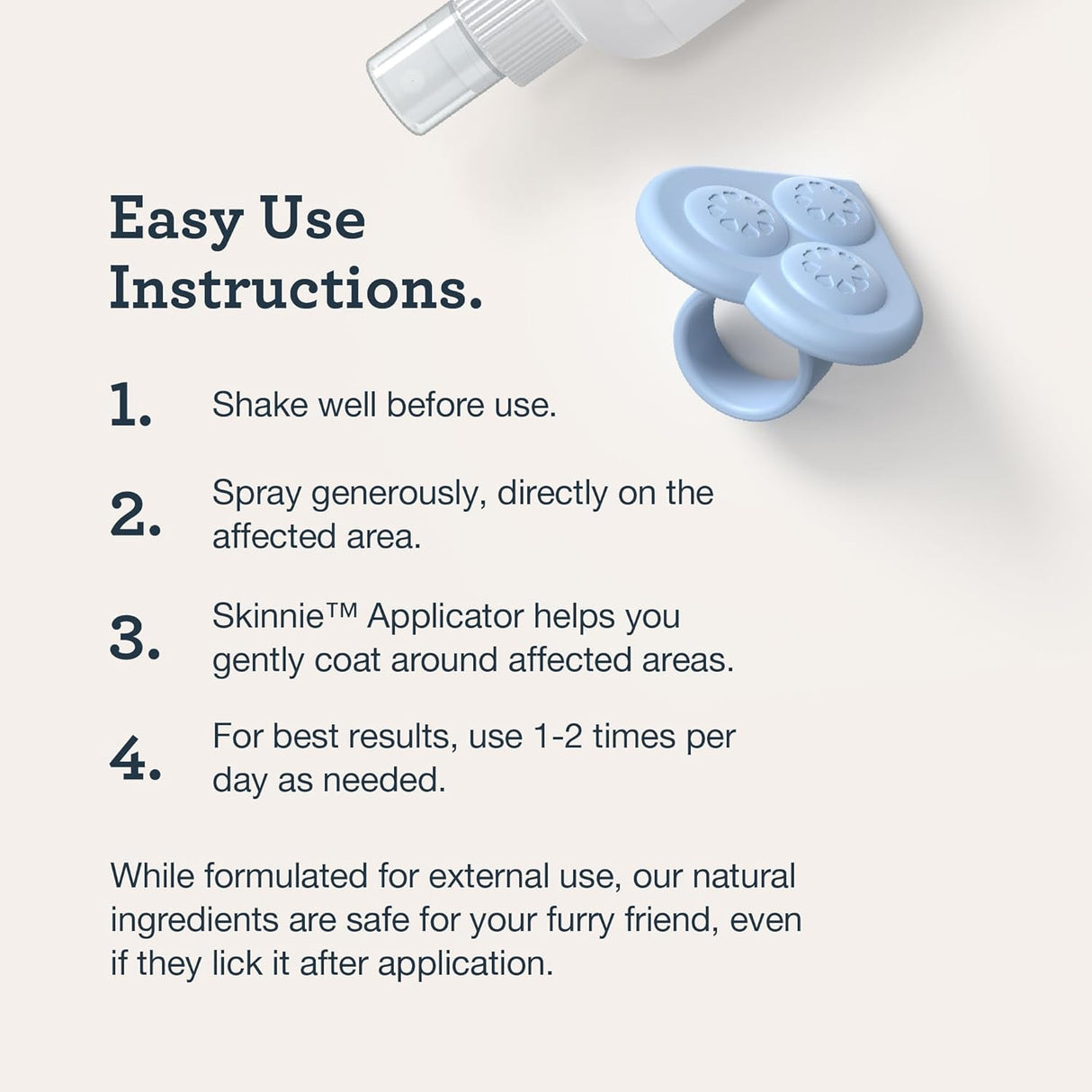 Kradle Skin Recovery Chews for Dogs 75 Masticables  Biotin Collagen Zinc + Anti-Itch Spray 4 Fl.Oz.