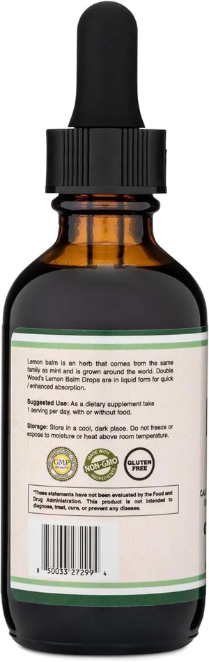 DOUBLE WOOD SUPPLEMENTS - Double Wood Supplements Lemon Balm Tincture 60Ml. - The Red Vitamin MX - Suplementos Alimenticios - {{ shop.shopifyCountryName }}