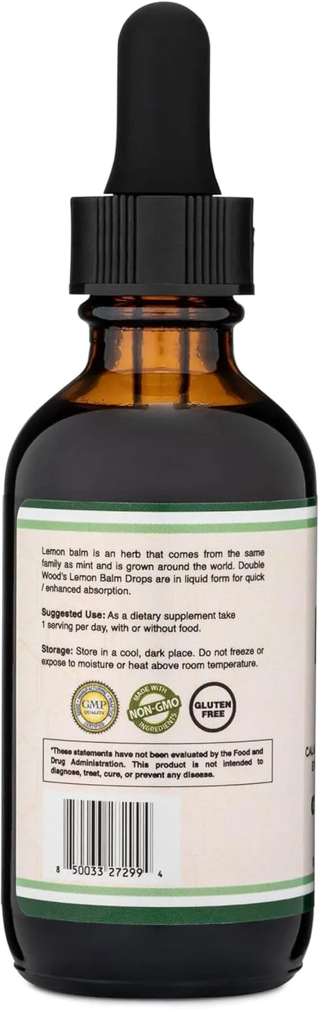 DOUBLE WOOD SUPPLEMENTS - Double Wood Supplements Lemon Balm Tincture 60Ml. - The Red Vitamin MX - Suplementos Alimenticios - {{ shop.shopifyCountryName }}