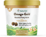 NATURVET - NaturVet Omega-Gold Plus Salmon Oil 90 Masticables - The Red Vitamin MX - Aceite De Pescado Para Perros - {{ shop.shopifyCountryName }}
