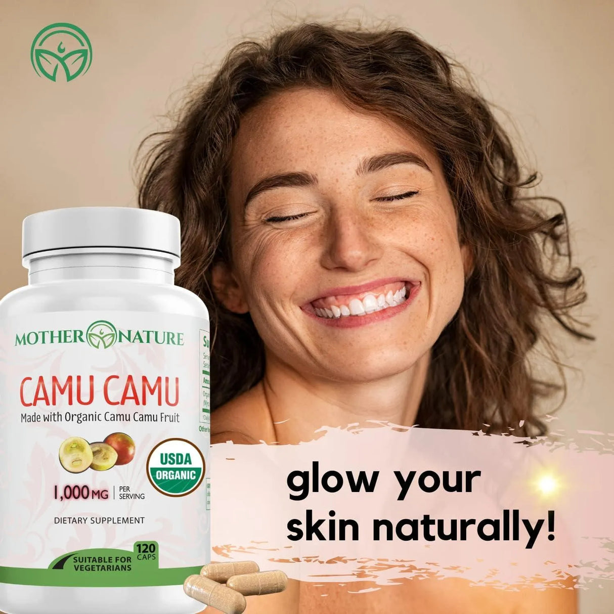 MOTHER NATURE - Mother Nature Camu Camu 1000Mg. 120 Capsulas - The Red Vitamin MX - Suplementos Alimenticios - {{ shop.shopifyCountryName }}