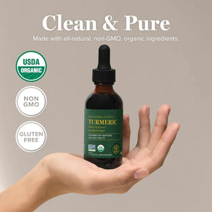 GLOBAL HEALING CENTER - Global Healing Organic Turmeric Curcumin 2 Fl.Oz. - The Red Vitamin MX - Suplementos Alimenticios - {{ shop.shopifyCountryName }}