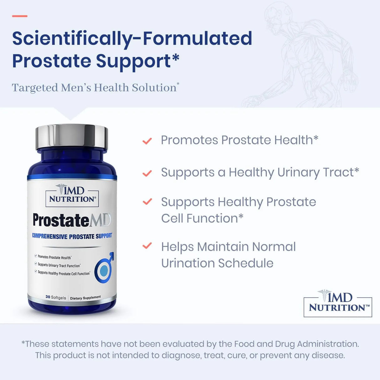 1MD NUTRITION - 1MD Nutrition ProstateMD 30 Capsulas Blandas - The Red Vitamin MX - Suplementos Alimenticios - {{ shop.shopifyCountryName }}