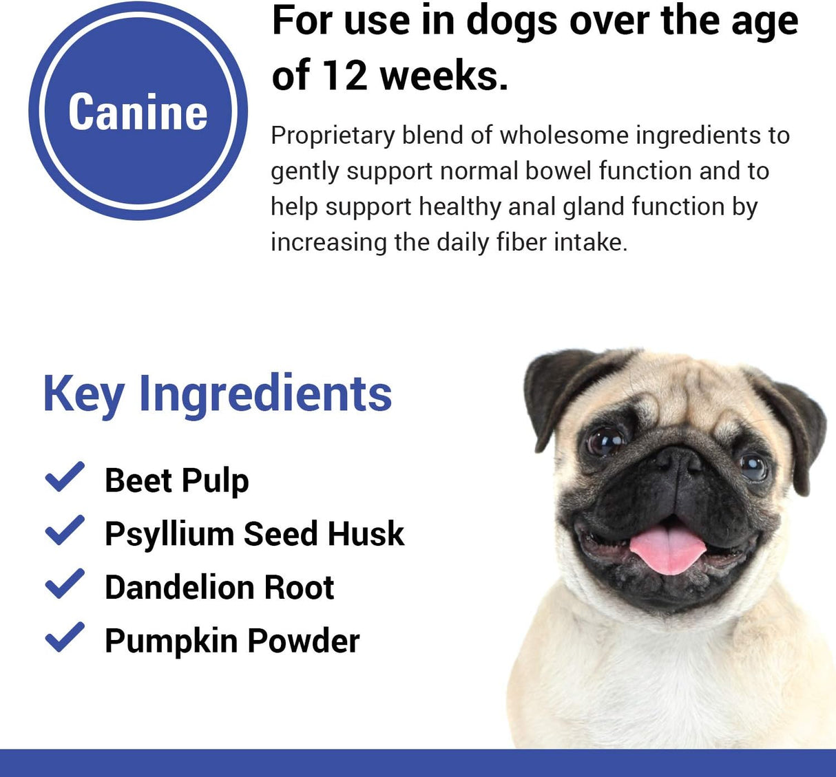 Vet Classics No Scoot Dog Supplements for Healthy Anal Gland Function 120 Masticables