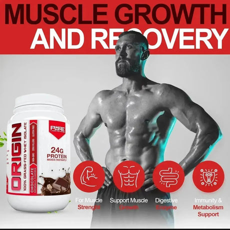 PURE LABEL NUTRITION - Pure Label Nutrition Grass Fed Whey Protein Isolate Chocolate 2 Lbs. - The Red Vitamin MX - Suplementos Alimenticios - {{ shop.shopifyCountryName }}