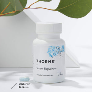 Thorne Copper Bisglycinate 60 Capsulas