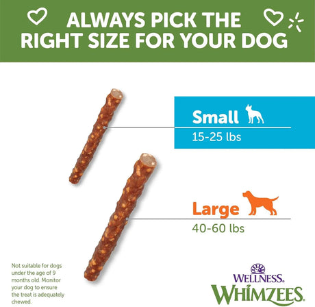 WELLNESS WHIMZEES - Wellness WHIMZEES Veggie Sausage Dog Dental Treats Small Size Stick 28 Piezas - The Red Vitamin MX - Cuidado Dental Para Perros - {{ shop.shopifyCountryName }}