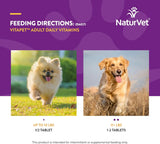 NATURVET - NaturVet VitaPet Adult Daily Vitamins for Dogs 180 Tabletas Masticables - The Red Vitamin MX - Multivitamínicos Para Perros - {{ shop.shopifyCountryName }}