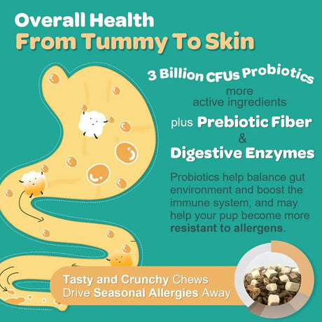 NATURE TARGET - NATURE TARGET Dog Allergy Relief Freeze Dried Chews 120 Masticables - The Red Vitamin MX - Remedios Para La Picazón De Perros - {{ shop.shopifyCountryName }}