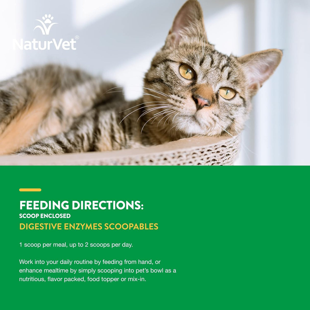 NaturVet Scoopables Cat Digestive Support 157Gr.