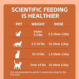 VivaElixir Constipated Cat - Pumpkin + Probiotic Soft Chews 120 Masticables