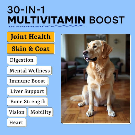 PAWSENTIAL - Pawsential Chewable Multivitamins + Probiotics, Omega 120 Masticables - The Red Vitamin MX - Multivitamínicos Para Perros - {{ shop.shopifyCountryName }}
