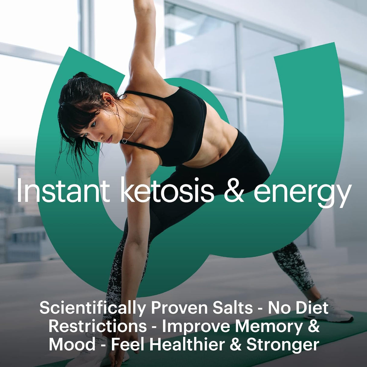 Wellthy Keto Power with BHB Salts for Instant Ketosis and Energy Strawberry 300Gr.