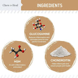 CHEW + HEAL - Chew + Heal Labs Glucosamine Hip and Joint Supplement for Dogs 90 Masticables - The Red Vitamin MX - Cuidado De Cadera Y Articulaciones Para Perros - {{ shop.shopifyCountryName }}