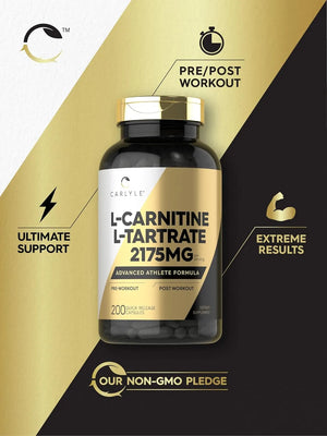 CARLYLE - Carlyle L Carnitine Tartrate 2175Mg. 200 Capsulas - The Red Vitamin MX - Suplementos Alimenticios - {{ shop.shopifyCountryName }}