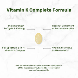 DEAL SUPPLEMENT - DEAL SUPPLEMENT Premium Vitamin K Complete 240 Capsulas - The Red Vitamin MX - Suplementos Alimenticios - {{ shop.shopifyCountryName }}