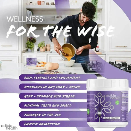 EDIBLE HEALTH - Edible Health Bovine Collagen Peptides Powder 442Gr. - The Red Vitamin MX - Suplementos Alimenticios - {{ shop.shopifyCountryName }}