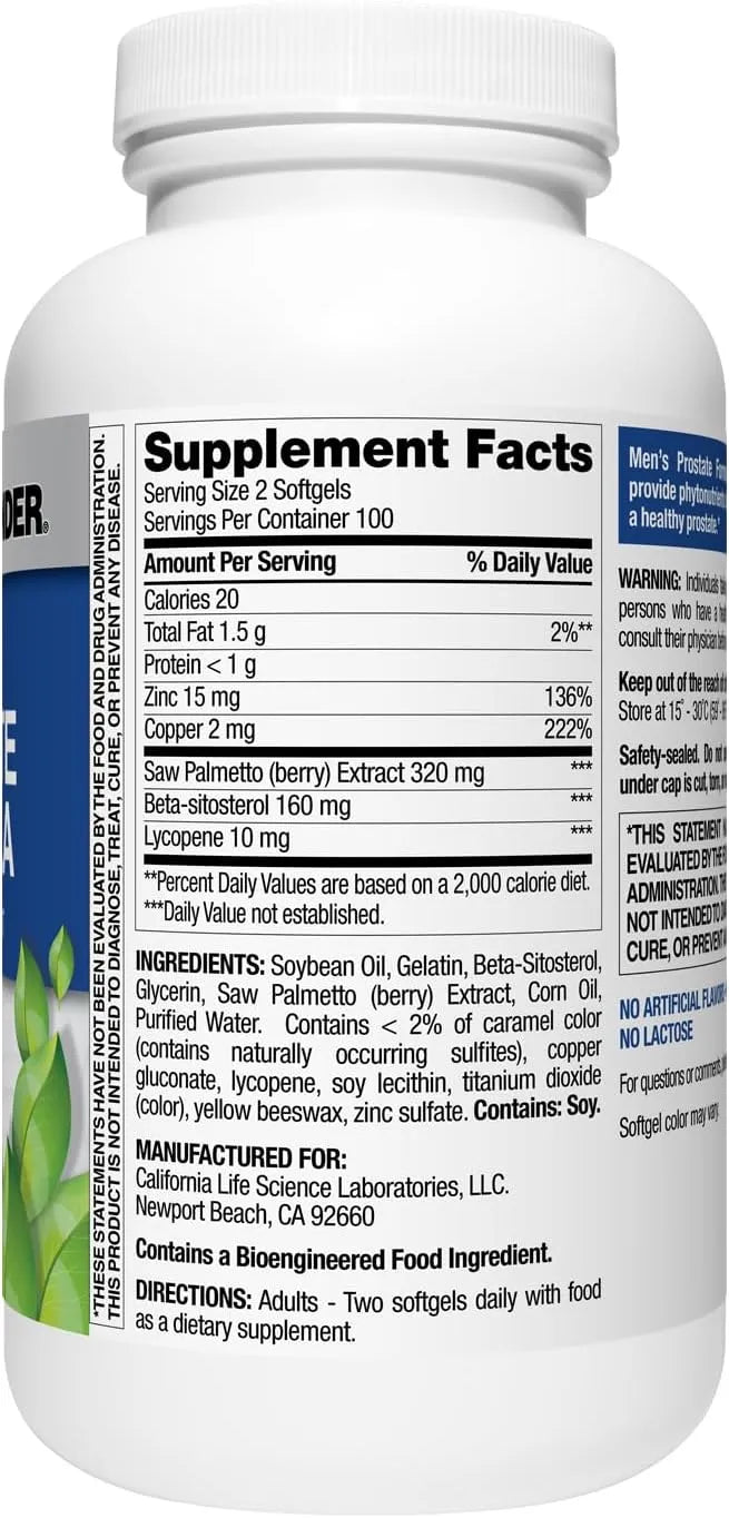 NATURE'S WONDER - Nature's Wonder Men's Prostate Formula 200 Capsulas Blandas - The Red Vitamin MX - Suplementos Alimenticios - {{ shop.shopifyCountryName }}