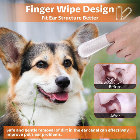 OBSEDE - OBSEDE Ear Cleaner Finger Wipes 60 Toallitas 2 Pack - The Red Vitamin MX - Cuidado Del Oído De Perros - {{ shop.shopifyCountryName }}