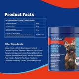 YoYoBay Dog Allergy Relief Chews Duck & Pear 180 Masticables 2 Pack