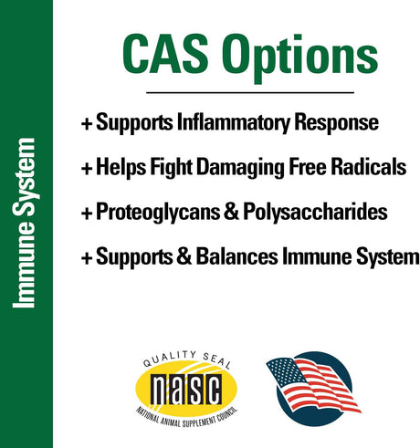 VET CLASSICS - Vet Classics CAS Options Extra Strength Immune Support for Dogs 120 Tabletas Masticables - The Red Vitamin MX - Suplementos Herbales Para Perros - {{ shop.shopifyCountryName }}
