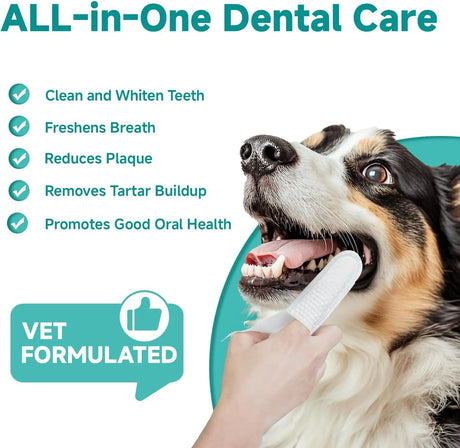 LULUMONSTER - LULUMONSTER Pet Dental Finger Wipes for Dogs & Cats Mint 50 Toallitas - The Red Vitamin MX - Cuidado Dental Para Perros - {{ shop.shopifyCountryName }}