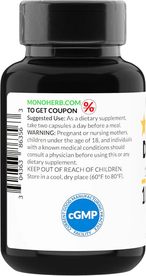 MONOHERB - Monoherb Damiana Extract 1000Mg. 90 Capsulas - The Red Vitamin MX - Suplementos Alimenticios - {{ shop.shopifyCountryName }}