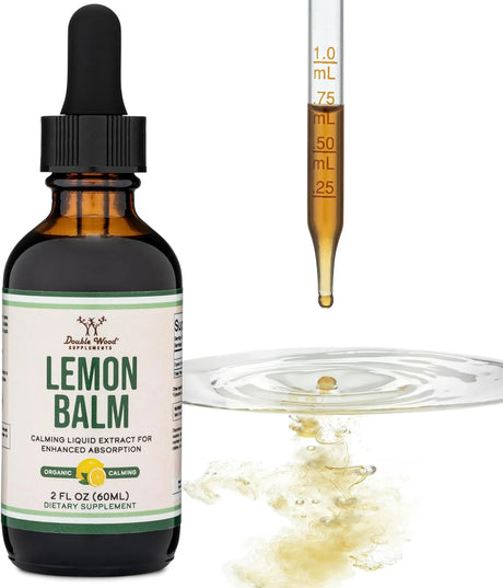 DOUBLE WOOD SUPPLEMENTS - Double Wood Supplements Lemon Balm Tincture 60Ml. - The Red Vitamin MX - Suplementos Alimenticios - {{ shop.shopifyCountryName }}
